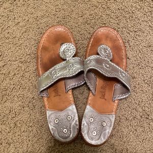 Silver Jack rodgers sandals size 8.5